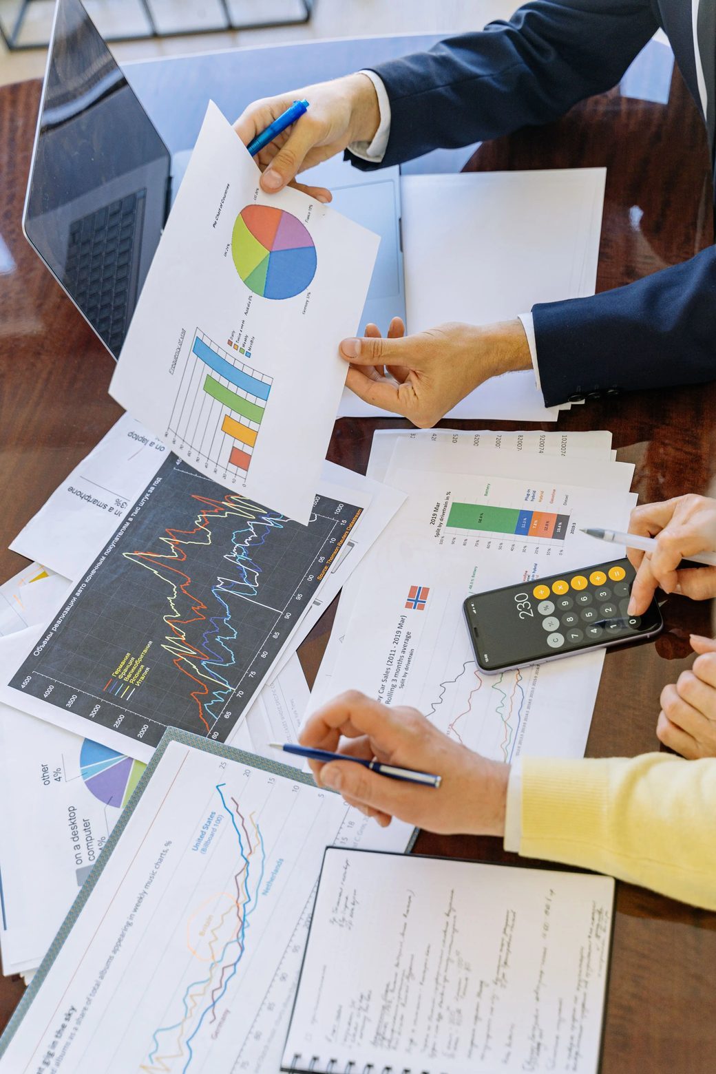 Reviewing performance analytics and reports together